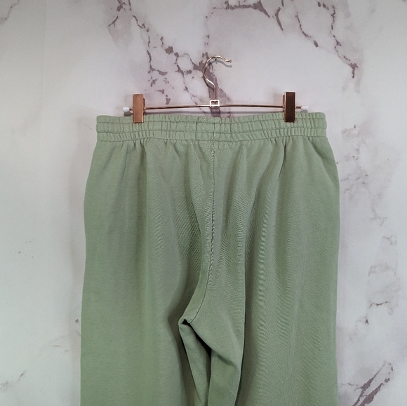 Everlane Sweatpants Large Light Green The Track Organic Cotton High Rise Jogger - Picture 9 of 12